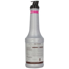 Monin Fruit Puree, Raspberry, 33.8 Ounce Bottles
