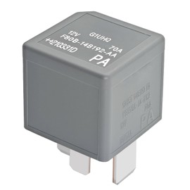 F80B-14B192-AA 12VDC 70A 4 Pin Automotive Power Relay High Power Relay Compatible with V23136-J4-X89 DH22-14B192-EA V23136-J4-X62 5M5T-14B192-EA V23136-J4-X60