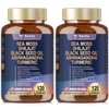 25-in-1 Sea Moss Capsules, 120 Capsules per Bottle, 2 Bottles