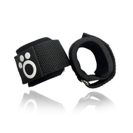 JungleLift Two Wrist Straps w/7mm Neoprene Pad, Chrome Ring for Weightlifting, Crossfit, Powerlifting and Wrist Support