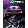 Emergency Strobe Traffic Light Bar 40 LED Dash Safety Flashing