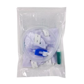 10 Pack Easy-Tap Catheter Leg Bag - 500ml with 18” Tubing, Anti-Reflux Valve, Adjustable Cloth Straps & Flip Drain - Sterile Latex-Free Urinary Drainage Bags