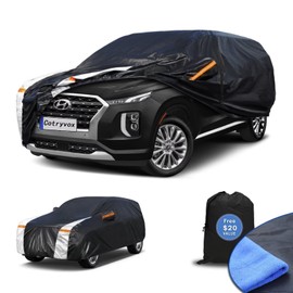 Cotryvox SUV Car Cover for Hyundai Palisade (2020-2024) All-Weather Outdoor Waterproof Rain Snow UV Sun Protector Full Exterior Weatherproof,Indoor Car Cover.