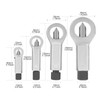 4PCS Nut Splitter Tool, Metal Heavy Duty Nut Splitter Breaker