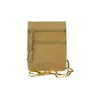 Neck purse pouche LEAS, Genuine Leather, beige - ''LEAS Travel-Line''