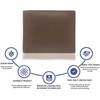 Wallet for Men-Genuine Leather RFID Blocking Bifold Wallet Black With