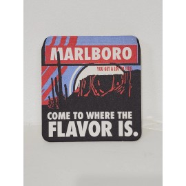 Marlboro Drink Coasters "Come to Where the Flavor Is"  Set Of Eight New 1997