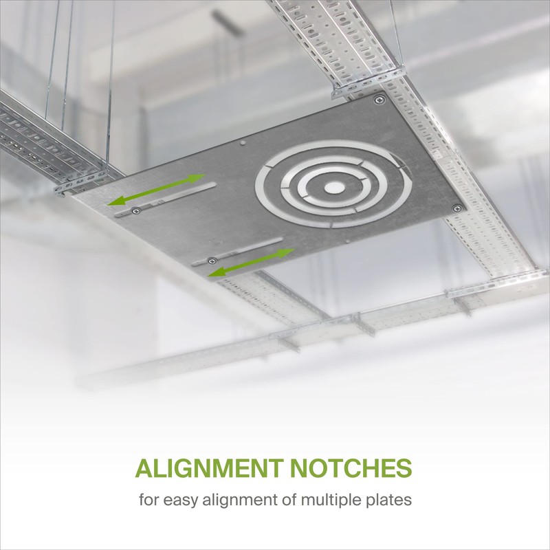 ASD 13 Inch New Construction Mounting Plate with Asymmetric Round