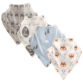 Luvable Friends Unisex-Baby Cotton Bandana Bibs