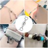 GYHWOFUL Pack of 2 Magnetic Clasp Chain, Chain Extension Sterling