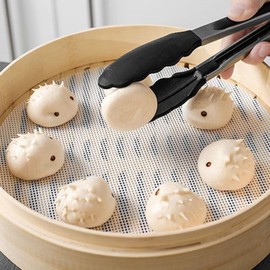 Steamer Paper - Steamer Sheets for Dumplings - Washable, Oven Accessories, Kitchen Cookware, Baking Parchment for Baking Pastry