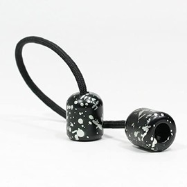 Zeekio Atomz Begleri - Aluminum Beads - Zippered Case and Extra Cord Included! (Black/Silver)