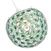 Modern Round Globe Easy Fit Pendant Shade with Small Forest