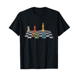 Scacchiera Gran Maestro Regalo Gioco Da Tavolo Scacchi Maglietta