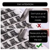 Cluster Lashes 72 Individual Lashes Clusters Eyelash Extensions False Eyelashes
