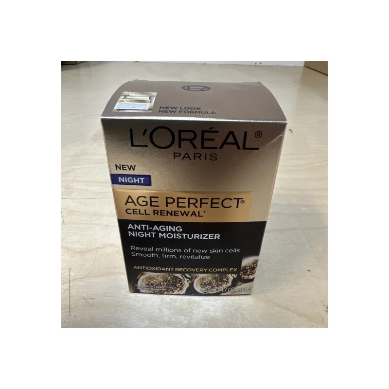 L’Oreal Age Perfect Cell Renewal Anti-Aging NIGHT Moisturizer 1.7 oz