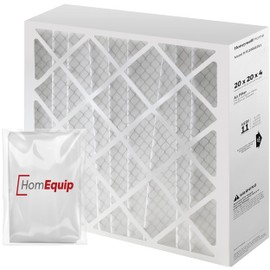 20x20x4 Air Filter Replacement - FC100A1011 HVAC Furnace Filters with Merv 11 Filter Media, AC Filter with Homequip Disposal Bag (1 Pack)