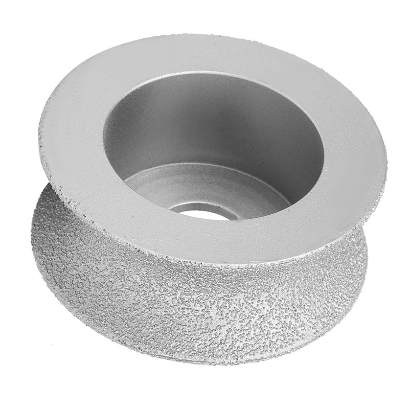 7.3cm Brazed Diamond Grinding Wheel Concave Abrasive Wheel for Stone