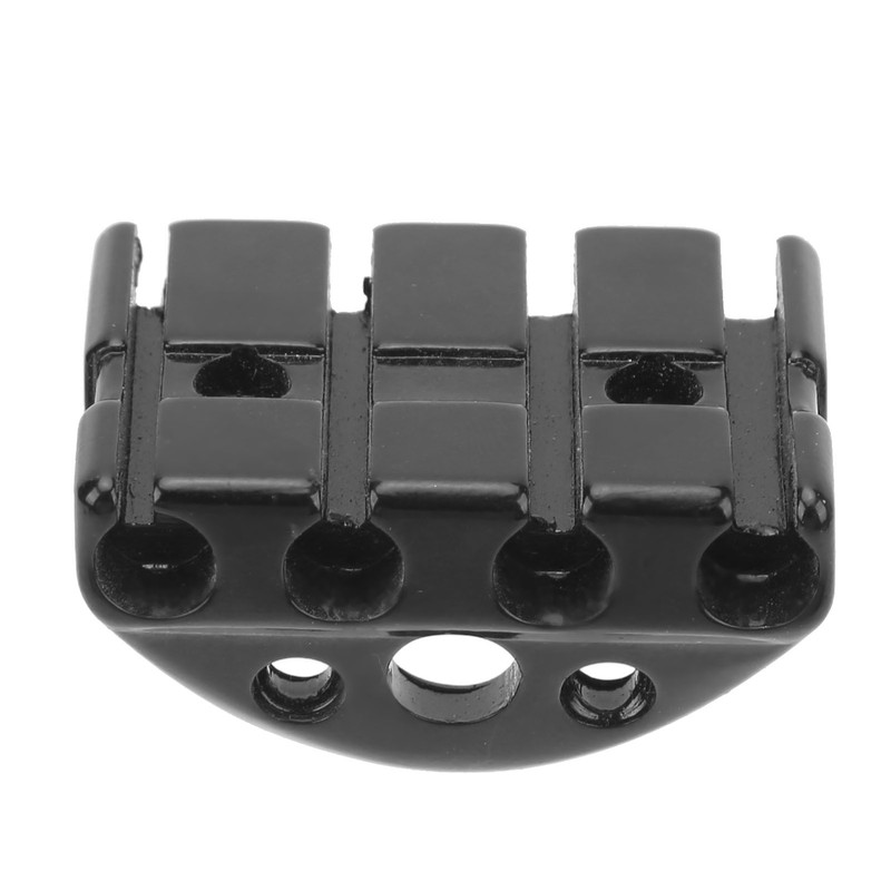 Black Headless 4 Strings Electric Guitar Bridge Metal Corrosion Proof