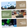 Sosoport Fish Tank Decor Resin Shrimp House Undersea Wreckage Ornament