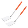 Sun Walker 2 PCS Telescoping Inspection Mirror, 360-Degree Rotatable Rectangular