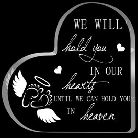 Miscarriage Gifts for Mom, Miscarriage Acrylic Keepsake for Loss Infant Baby, Pregnancy Loss Gifts, Loss of Baby Memorial Home Decorations, Sympathy Gifts for Parents