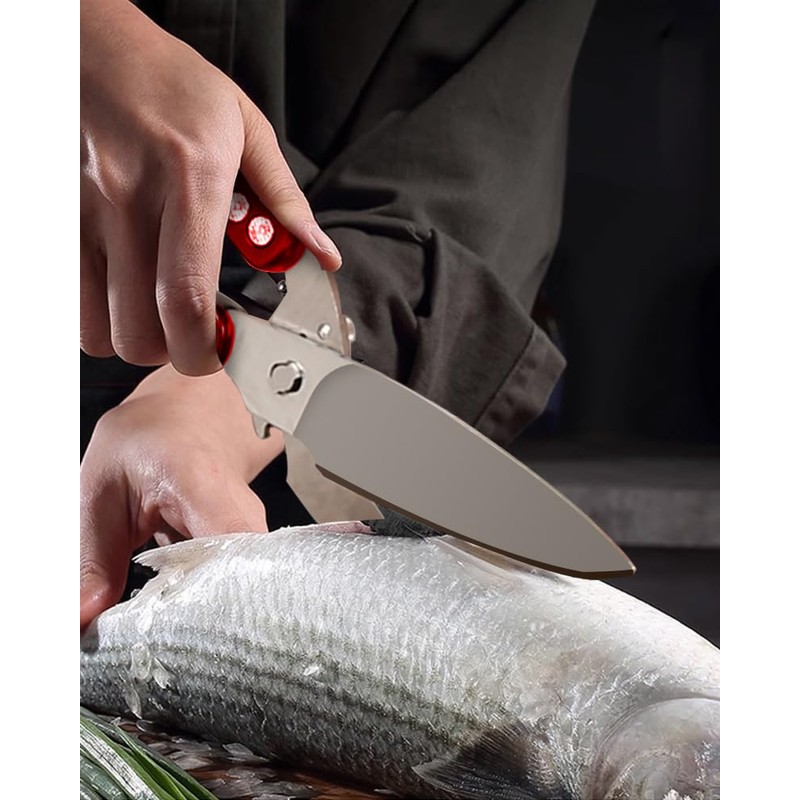 Brigii Kitchen Shear, Stainless Steel Heavy Duty Poultry Shears, Multi-Purpose