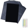Unbranded 50 Sheets Carbon Paper Black Graphite Paper Transfer Tracing