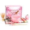 Matcha Tea Set, Including a Ceramic Matcha Bowl, Matcha Whisk