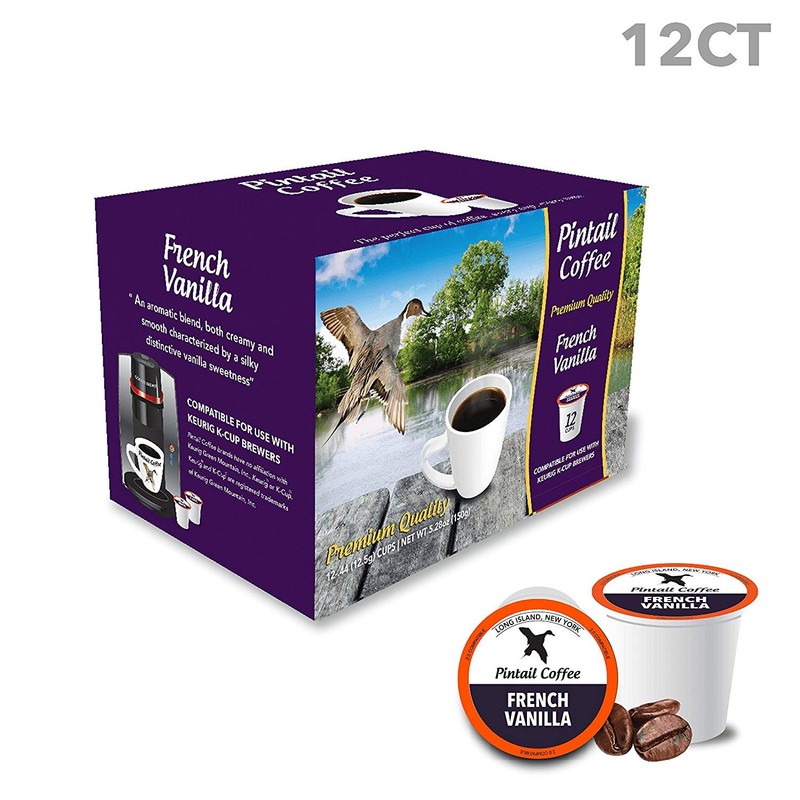 Pintail Coffee French Vanilla Single Serve cups, 12 count