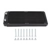 Water Cooling Radiator Frosted 18 Pipes Metal Heat Exchanger Radiator