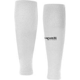 Capelli 축구 농구 및 사이클링을 위한 카펠리 스포츠 압축 종아리 다리 슬리브 흰색 소형/중형 Capelli Sports Compression Calf Sleeve for Football, Basketball and Cycling White Small/Medium