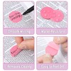 Mr. Pen- Transparent Sticky Note Set, 560Sheets, Colorful, Round Transparent