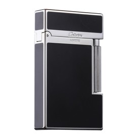 Classic Lighter, Kerosene/Butane Pure Copper Lighter, Side Slide Lgnition Trench Lighter for Men Dad Husband Gift Collect,B,Butane