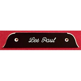 Gibson SG Guitar Tenon Cover Plate - Les Paul - 2 ply Black/White