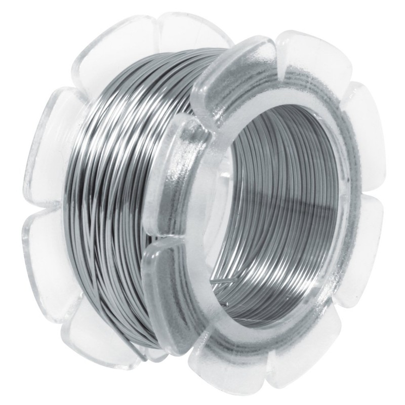 RAYHER Filo per modellazione in Acciaio Inox, ø 0,5 mm,