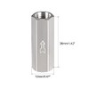 uxcell Nickel-Plated Copper One Way Air Check Valve G 1/8