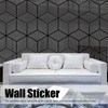 Mirror Wall Stickers Waterproof DIY Acrylic Wall Decals for Living