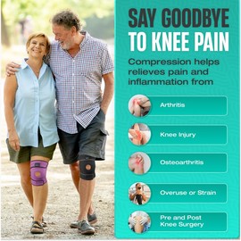 Modvel ELITE Knee Brace With Side Stabilizers & Patella Gel Pads for Maximum Knee Pain Support and Fast Recovery for Men and Women, Knee Pad for Running, Workout, Arthritis, Joint Recovery