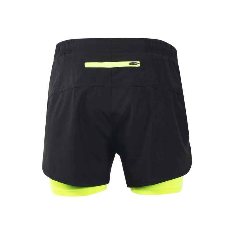 Lixada Men's 2 in 1 Running Shorts Quick Dry Breathable
