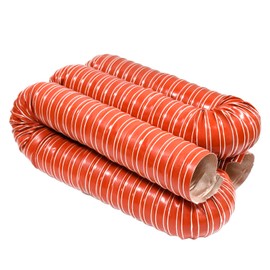 NOWBALL 5in Automotive Air Duct Hose, Length 1 Meter-3.3 Feet, 5" Silicone Flexible Brake Cooling, 127mm Air Duct Induction Intake Pipe Hose, Exhaust Hose Dryer Vent Hose for Garage Air System