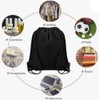 Jindizi 5Pcs Drawstring Backpack Bulk Drawstring Bag Nylon Cinch Sack