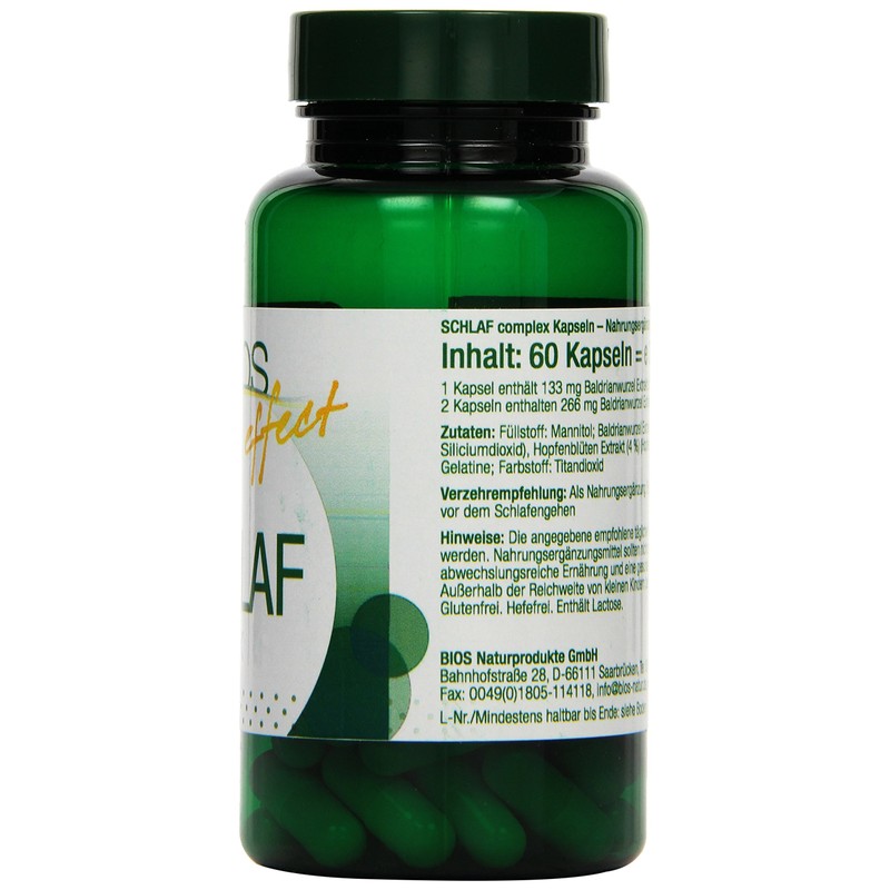 Bios effect Schlaf complex, 60 Kapseln, 1er Pack (1 x