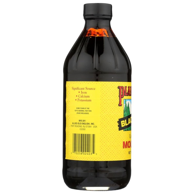Plantation Blackstrap Molasses, 15-Ounce Glass(Pack of 3)