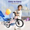 WETIFY Colorful Lighting Balance Bike 2 Year Old, 2-5 Year