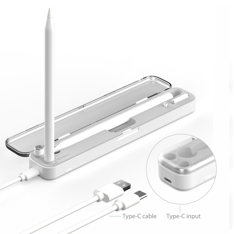For IOS Pencil Charging Case 570mAh Large Capacity for IOS