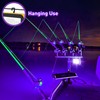 CREPOW Rechargeable LED Black Light, Battery Powered Portable Blacklight, 400nm