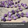 LinZengYo 6mm Stone rosary beads catholic