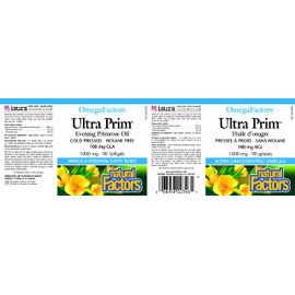 Natural Factors Natural Factors Ultra Prim - Evening Primrose Oil 1000 mg - 90 softgels