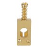 6Pcs Guitar Bridge Saddle Brass String Saddles Replacement Electric Guitar